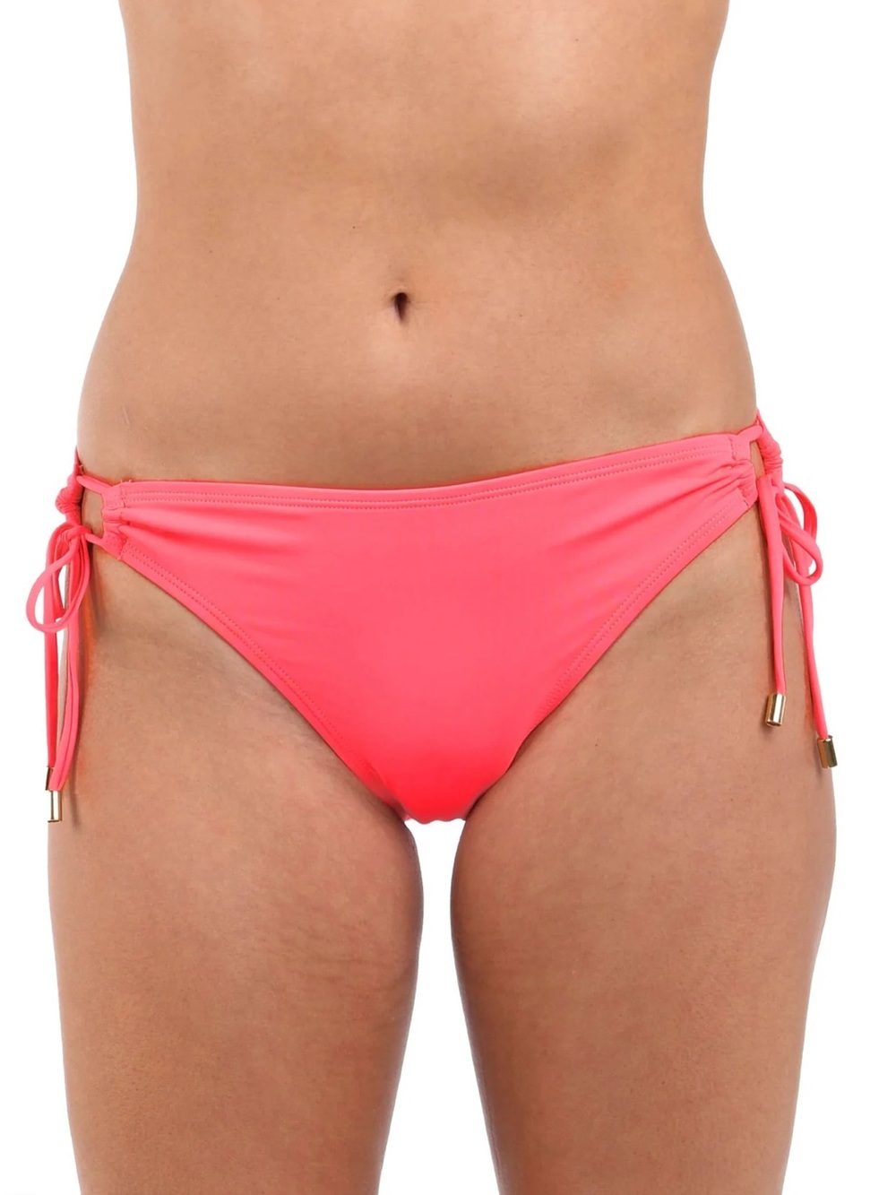 La Blanca Island Goddess Side Tie Hipster Bottom - Coral Reef NWT